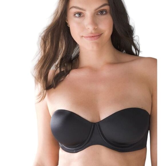 Soma vanishing strapless bra black size 34D - Picture 1 of 5